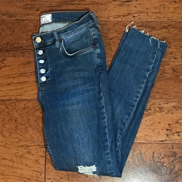 Free People Reagan Ripped Jeans - Picture 3 of 6